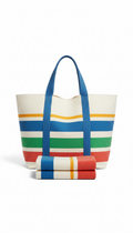 Shopper mare Paradiso e telo a righe